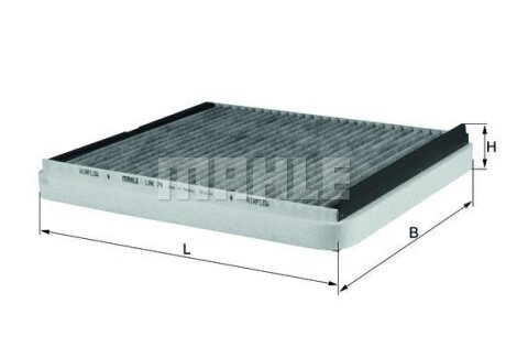Фільтр салону MAHLE / KNECHT LAK74