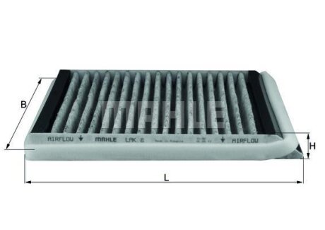 Фільтр салону MAHLE / KNECHT LAK8