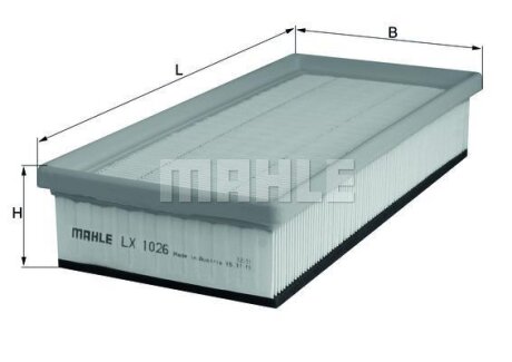 Фільтр повітряний MAHLE / KNECHT LX1026 (фото 1)