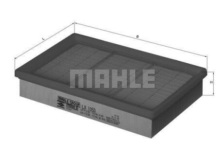 Фільтр повітряний MAHLE / KNECHT LX1053