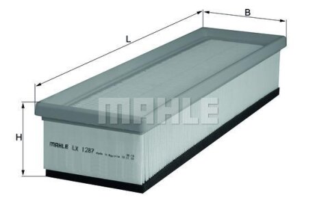 Фільтр повітряний MAHLE / KNECHT LX1287