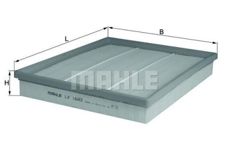 Фільтр повітряний MAHLE / KNECHT LX1683