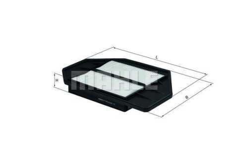 Фільтр повітряний MAHLE / KNECHT LX1742