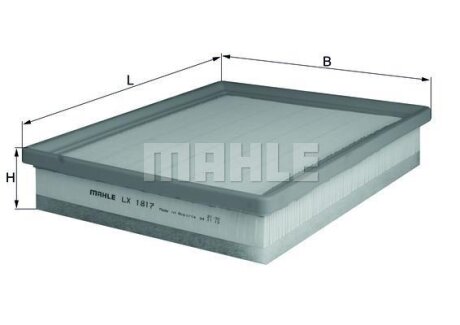 Фільтр повітряний MAHLE / KNECHT LX1817