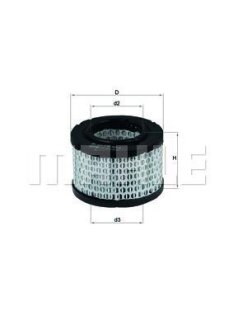 Фільтр повітряний MAHLE / KNECHT LX191