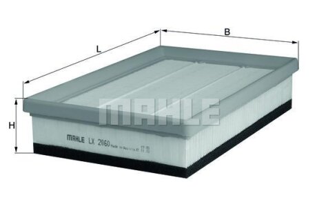 Фільтр повітряний MAHLE / KNECHT LX2060
