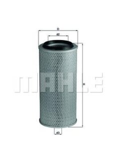 Фільтр повітряний MAHLE / KNECHT LX236