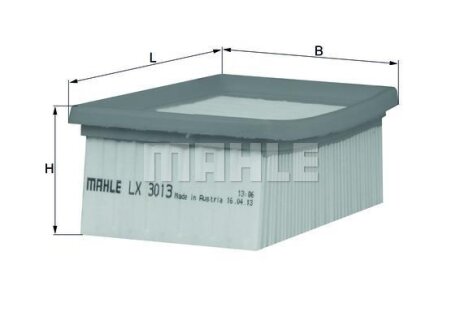 Фільтр повітряний MAHLE / KNECHT LX3013