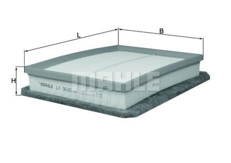 Фільтр повітряний MAHLE / KNECHT LX3685 (фото 1)