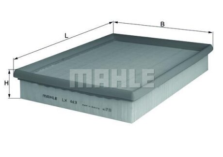 Фільтр повітряний MAHLE / KNECHT LX443