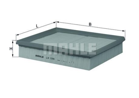 Фільтр повітряний MAHLE / KNECHT LX539