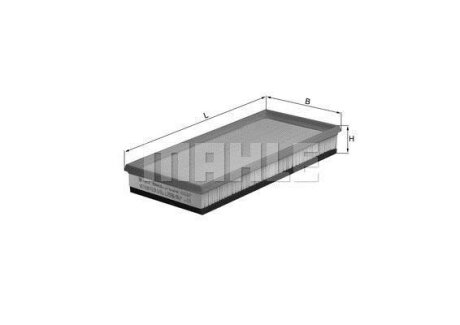 Фільтр повітряний MAHLE / KNECHT LX596