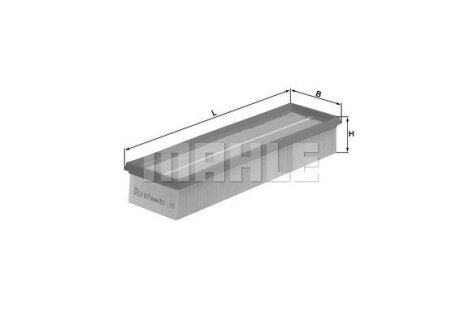 Фільтр повітря MAHLE / KNECHT LX617