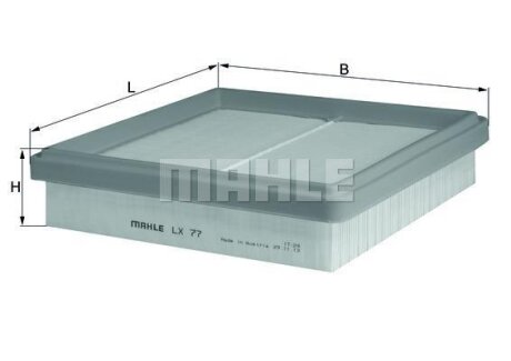 Фільтр повітряний MAHLE / KNECHT LX77
