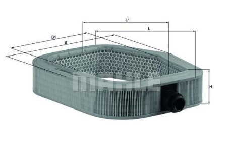 Фільтр повітряний MAHLE / KNECHT LX990