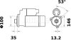 Стартер MAHLE / KNECHT MS286 (фото 1)