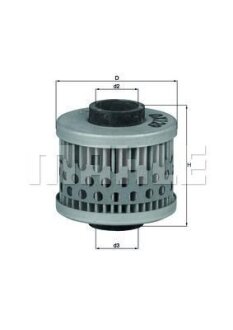 Фільтр масляний MAHLE / KNECHT OX129