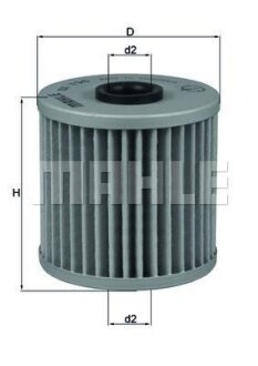 Фільтр масляний MAHLE / KNECHT OX796