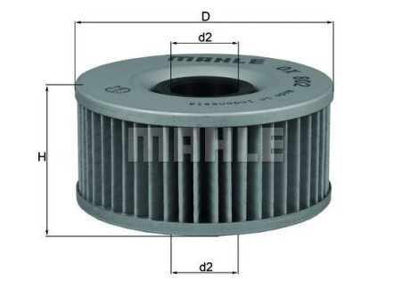 Фільтр масляний MAHLE / KNECHT OX802