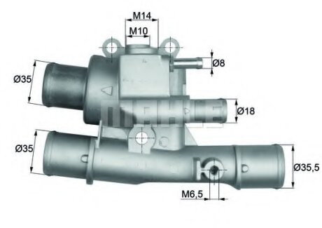 Термостат MAHLE / KNECHT TI12488