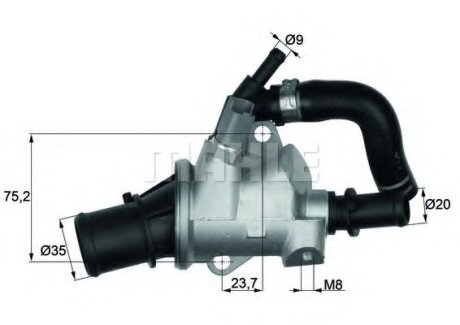 Термостат MAHLE / KNECHT TI14688