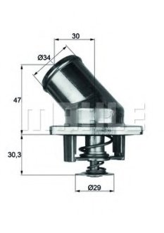 A_Термостат Behr 1.169.87.344 DAEWOO Espero 1,8 95-99 MAHLE / KNECHT TI387