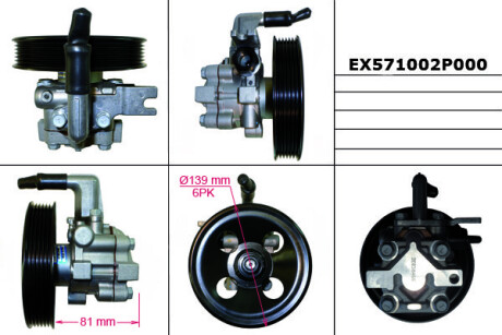 Насос гідропідсилювача MANDO EX571002P000