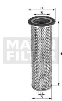 Фільтр повітряний MANN C12100X