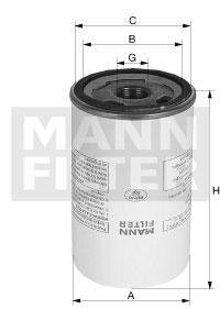 Фільтр системи вентил.картера MANN LB137420