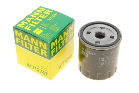 Фільтр масляний -FILTER MANN W 712/47