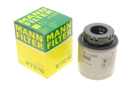 Фільтр масляний -FILTER MANN W 712/93