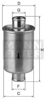 Фільтр гідравлічний MANN W792