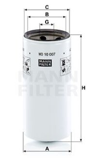 Фільтр гідравлічний MANN WD10007