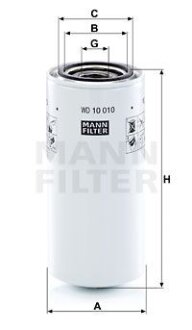 Фільтр гідравлічний MANN WD10010