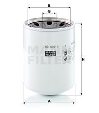 Фільтр гідравлічний MANN WD13011X