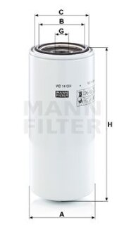 Фільтр гідравлічний MANN WD14004