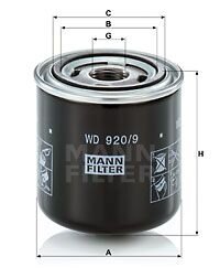 Фільтр масляний MANN WD9209