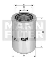 Фільтр гідравлічний MANN WH10005
