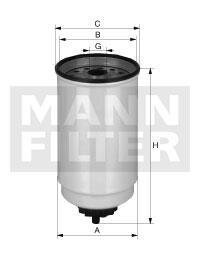 Фільтр паливний MANN WK9041X