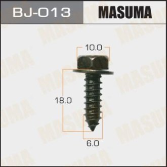 Саморіз 6x18 мм (комплект 10 шт) Mitsubishi (BJ-013) MASUMA BJ013