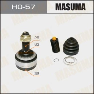 Шрус 32x63x28 HONDA CR-V III (04-12)/HONDA CIVIC VIII (06-11) (HO-57) MASUMA HO57