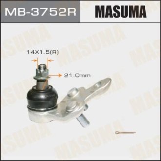 Опора кульова передня нижня TOYOTA CAMRY, HARRIER/ MCU3#, ACU3#/ RH (MB-3752R) MASUMA MB3752R