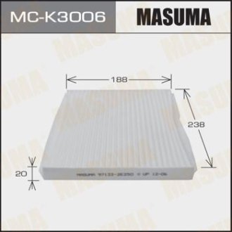 Фільтр салону AC9407C HYUNDAI/ TUCSON/ V2000 V2700 04- MASUMA MCK3006