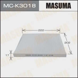 Фільтр салону AC-003 HYUNDAI/ TUCSON/ V2000 V2700 04-06 (MC-K3018) MASUMA MCK3018