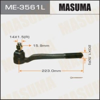 Наконечник рульової тяги out TOYOTA LAND_CRUISER 100 ##J9#, ##N18# LH MASUMA ME3561L