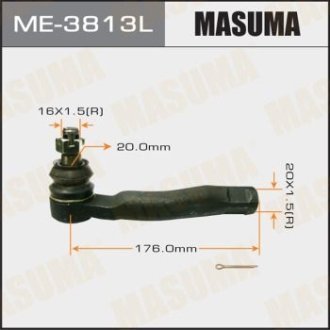 Накінечник кермовий out LH LAND CRUISER 100 LEXUS LX470 2000.08- (ME-3813L) MASUMA ME3813L