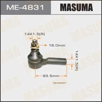 Наконечник рульової тяги out D22, R50, T30 MASUMA ME4831