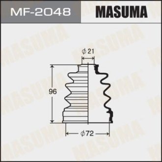 Пильник шруса SUBARU OUTBACK (BR) 2.5 i AWD (13-18), SUBARU FORESTER (08-13) (MF-2048) MASUMA MF2048