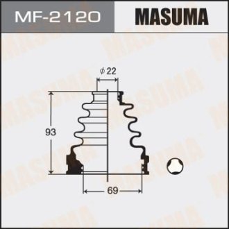 Пильовик ШРУСу внутрішнього Toyota Corolla (00-06), RAV 4 (00-05) (MF-2120) MASUMA MF2120