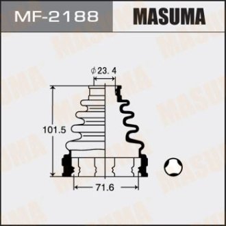 Пильовик ШРУСу внутрішнього Toyota Camry (01-11), Corolla (01-04), Highlander (00-07), RAV 4 (00-) (MF-2188) MASUMA MF2188